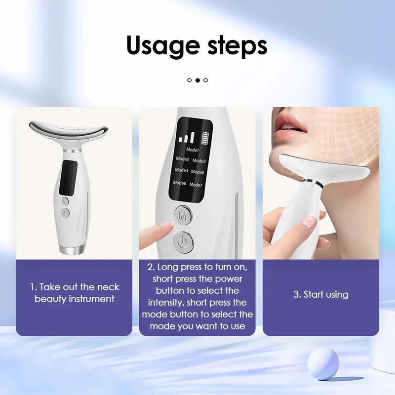 Dispositivo Facial LED 7 Colores | Lifting & Antiedad