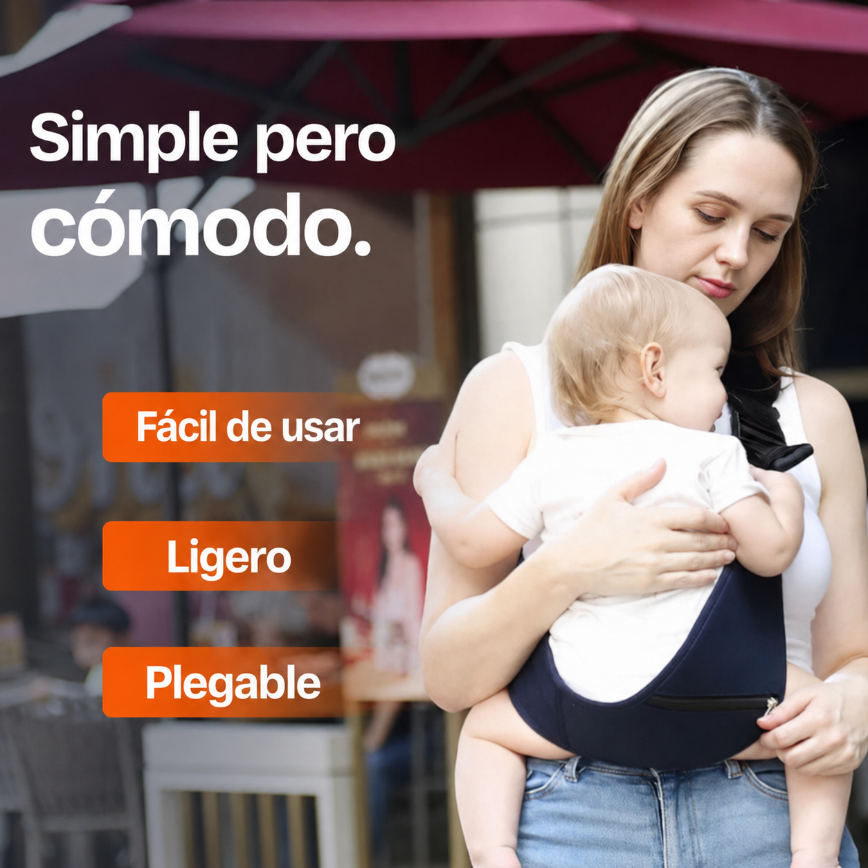 BabyWrap Pro – Portabebés Ergonómico