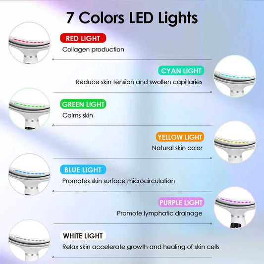 Dispositivo Facial LED 7 Colores | Lifting & Antiedad