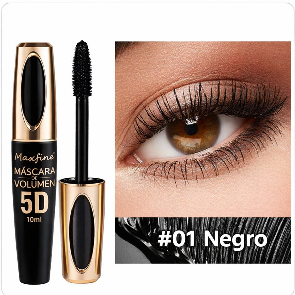 Máscara de Pestañas 5D - Volumen y Longitud Extrema